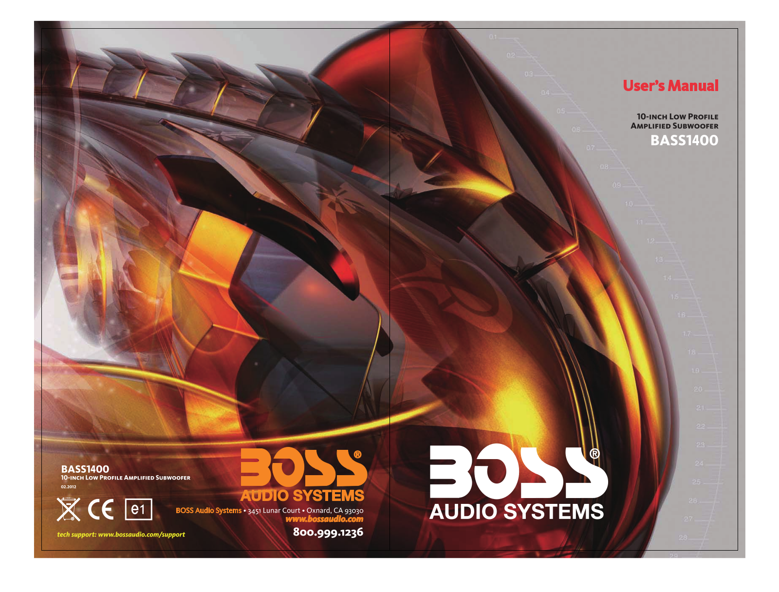 Boss Audio BASS1400 User Manual