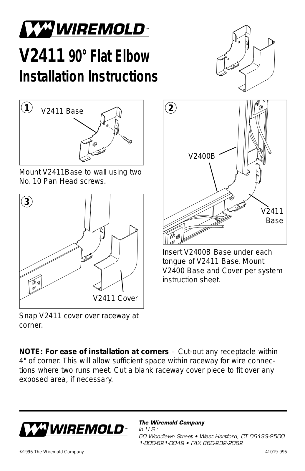 Legrand V2411 User Manual