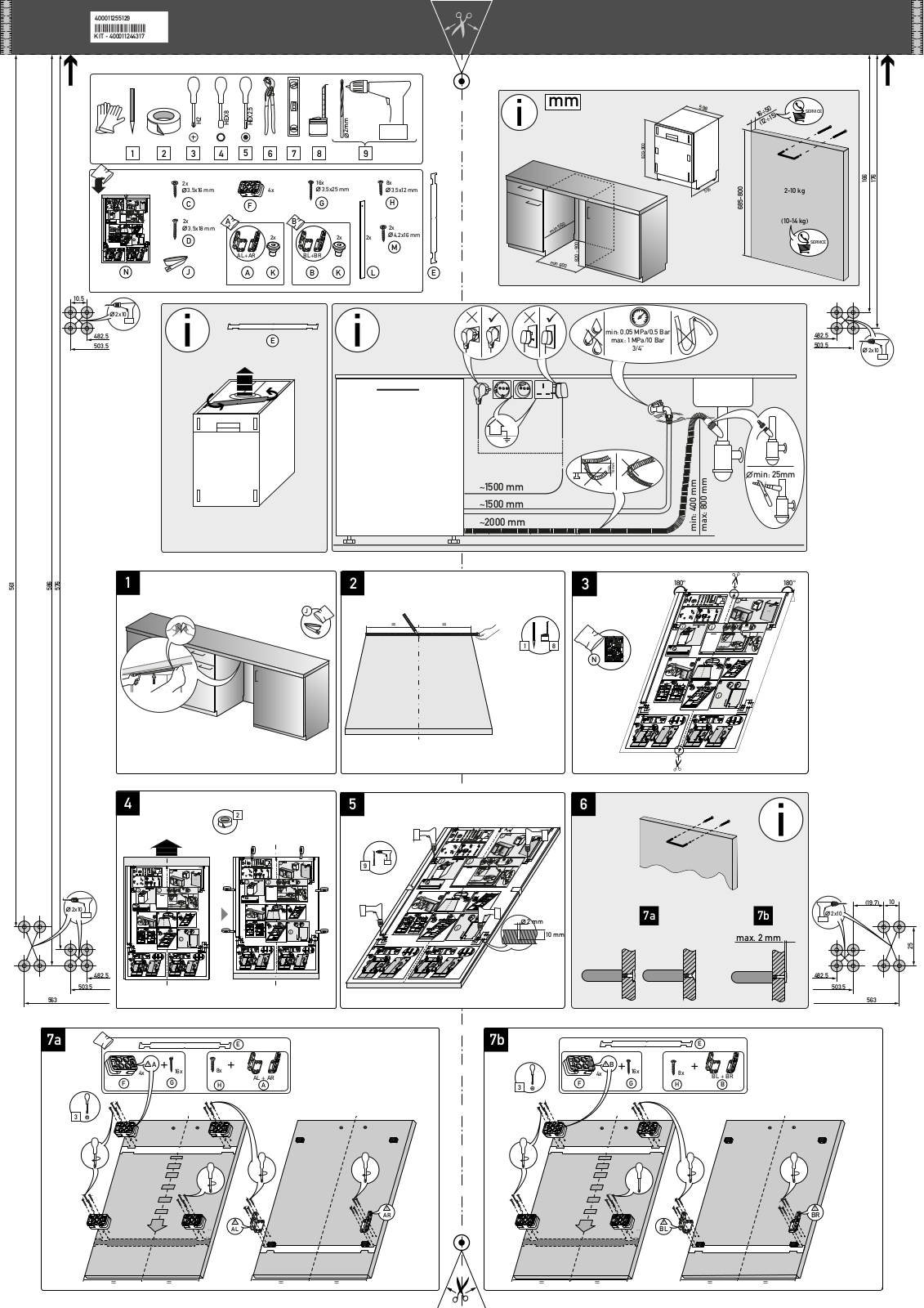 BAUKNECHT BCIO 3O33 DELS Installation Instructions