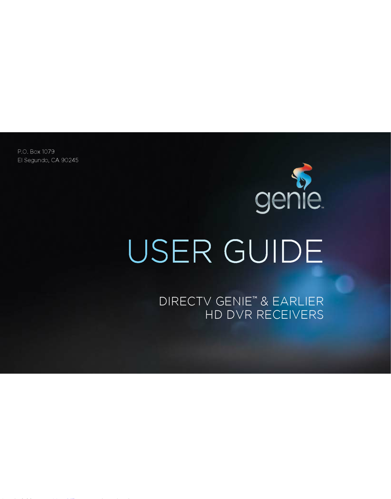 DirecTV Genie User Manual