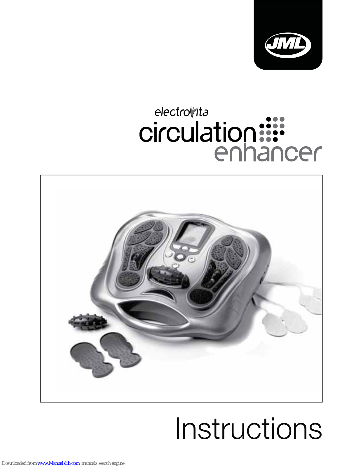 JML circulation enhancer Instruction Manual