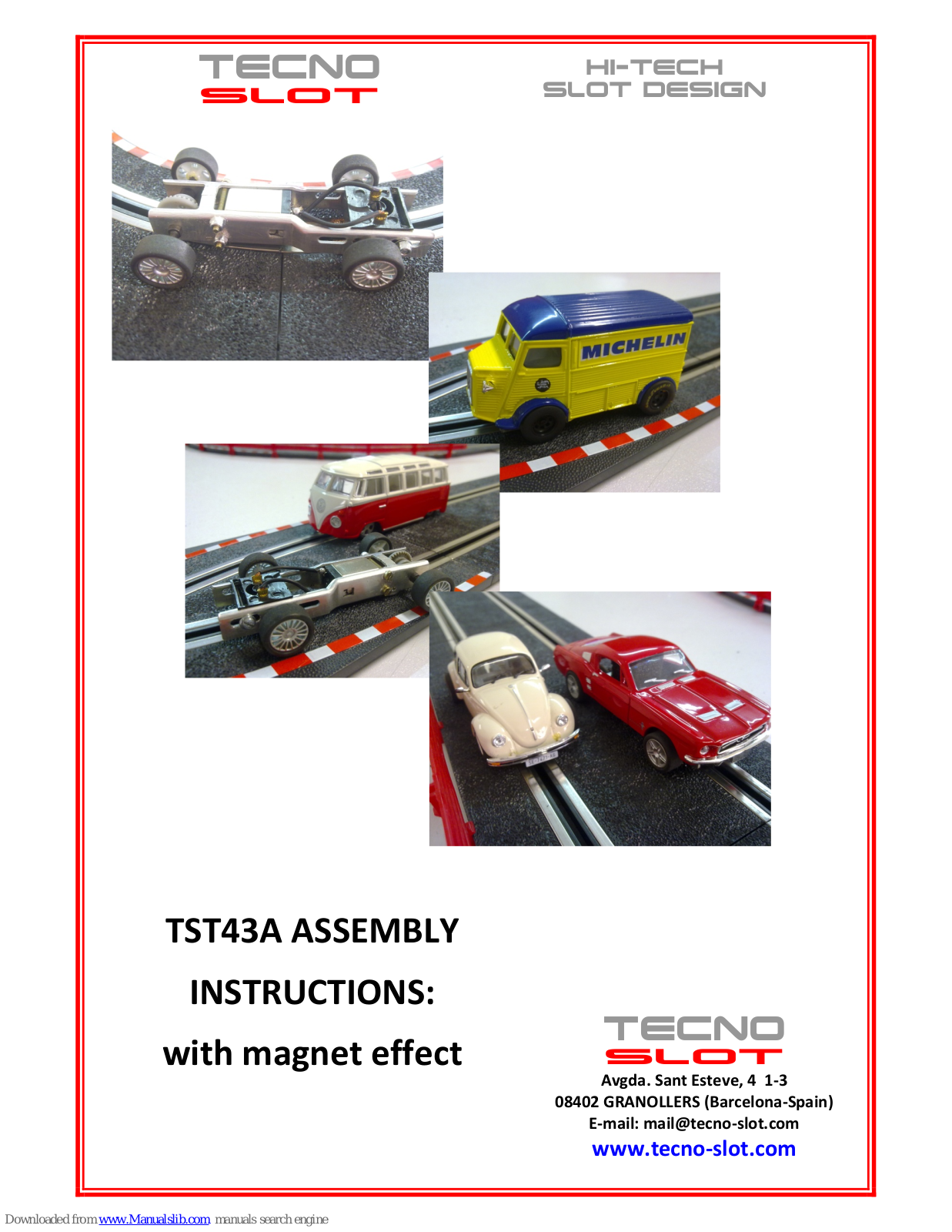 Tecno Slot TST43A Assembly Instructions Manual