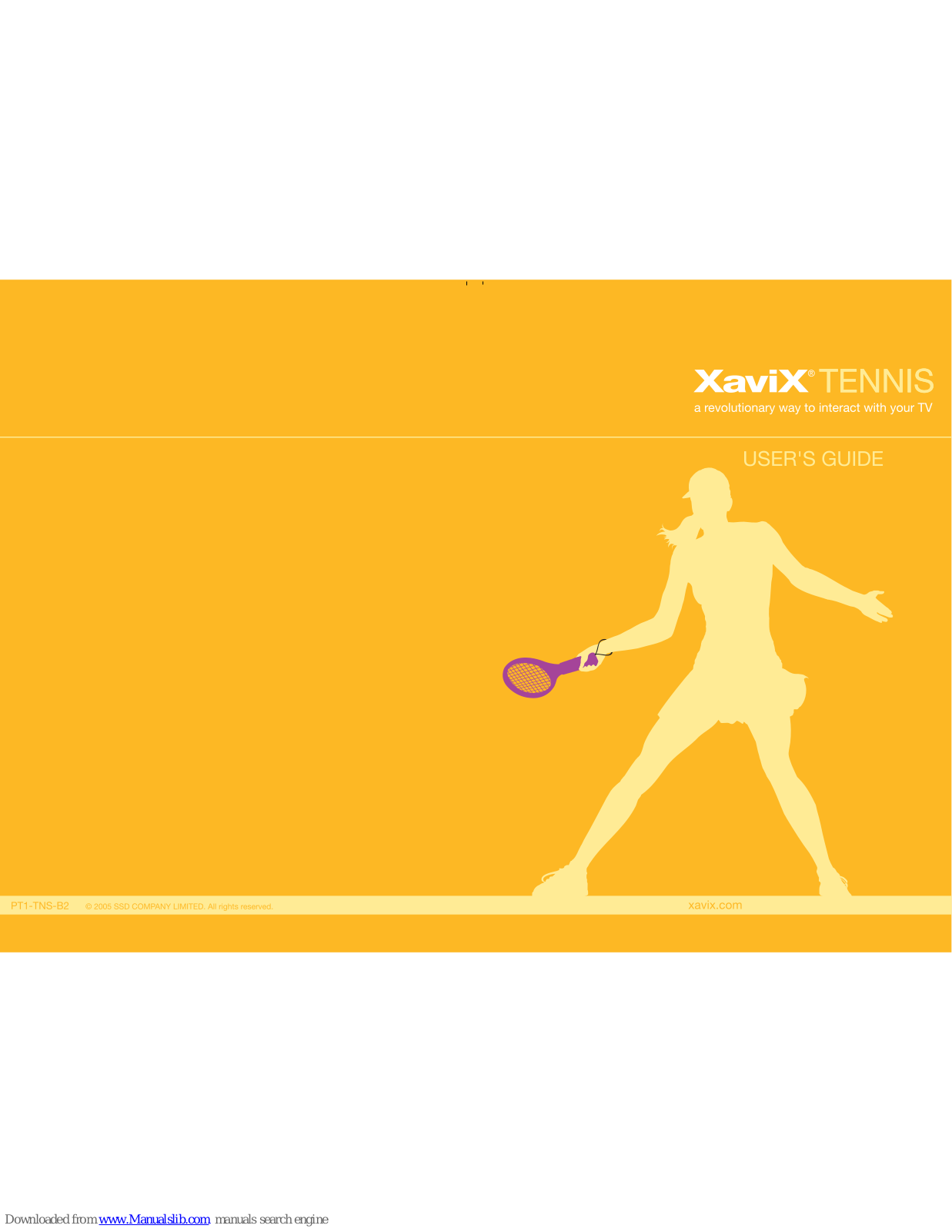 Xavix Tennis User Manual