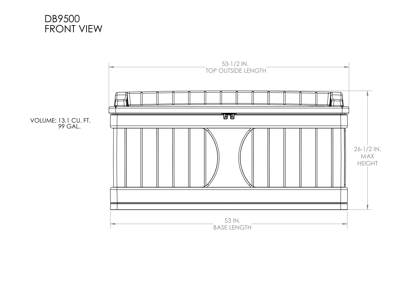 Suncast XA1158 Specification Sheet - ManualMachine.com