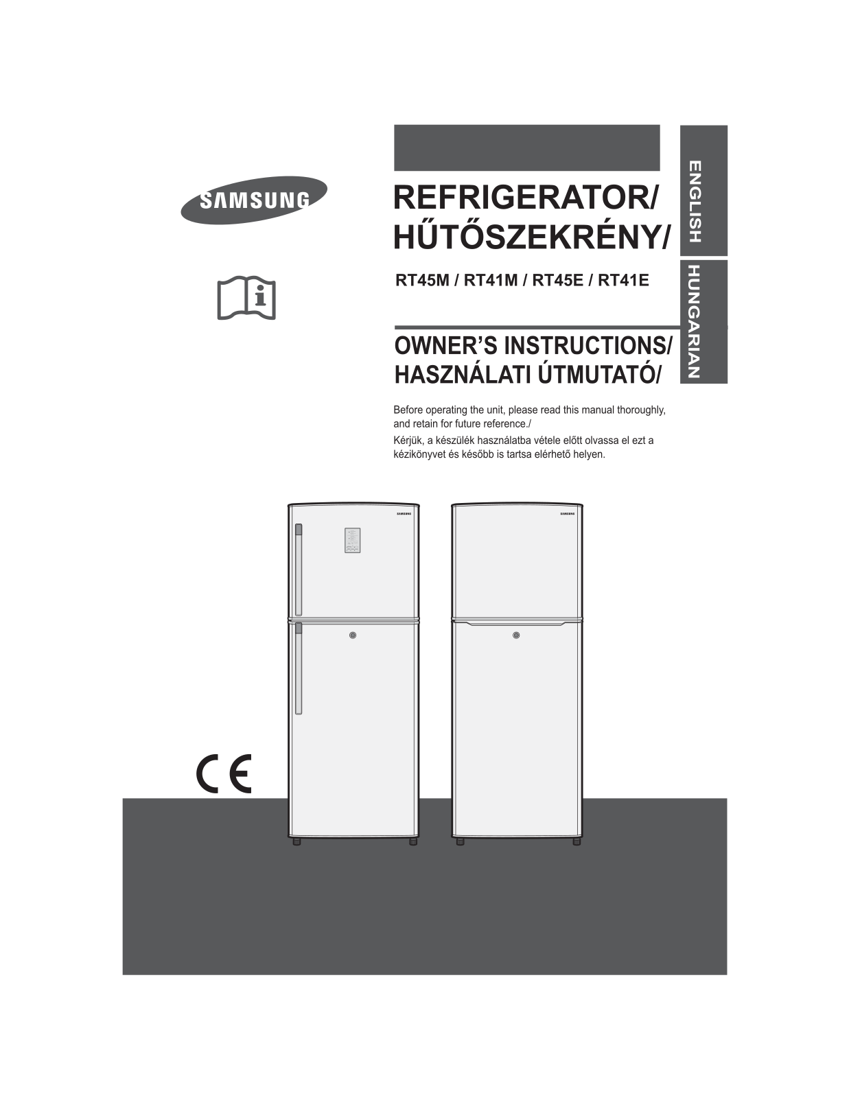 Samsung RT45MASM User Manual