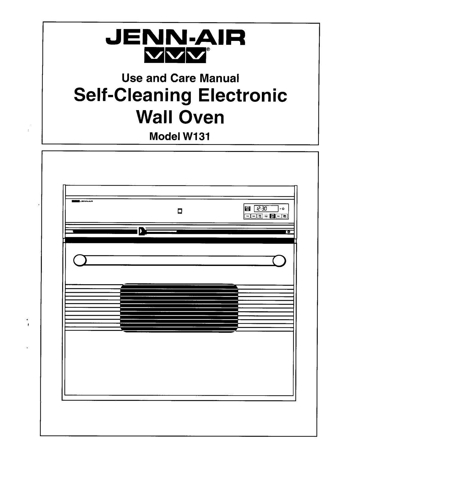 Jenn-Air W131W-C, W131W, W131B-C, W131B Owner’s Manual