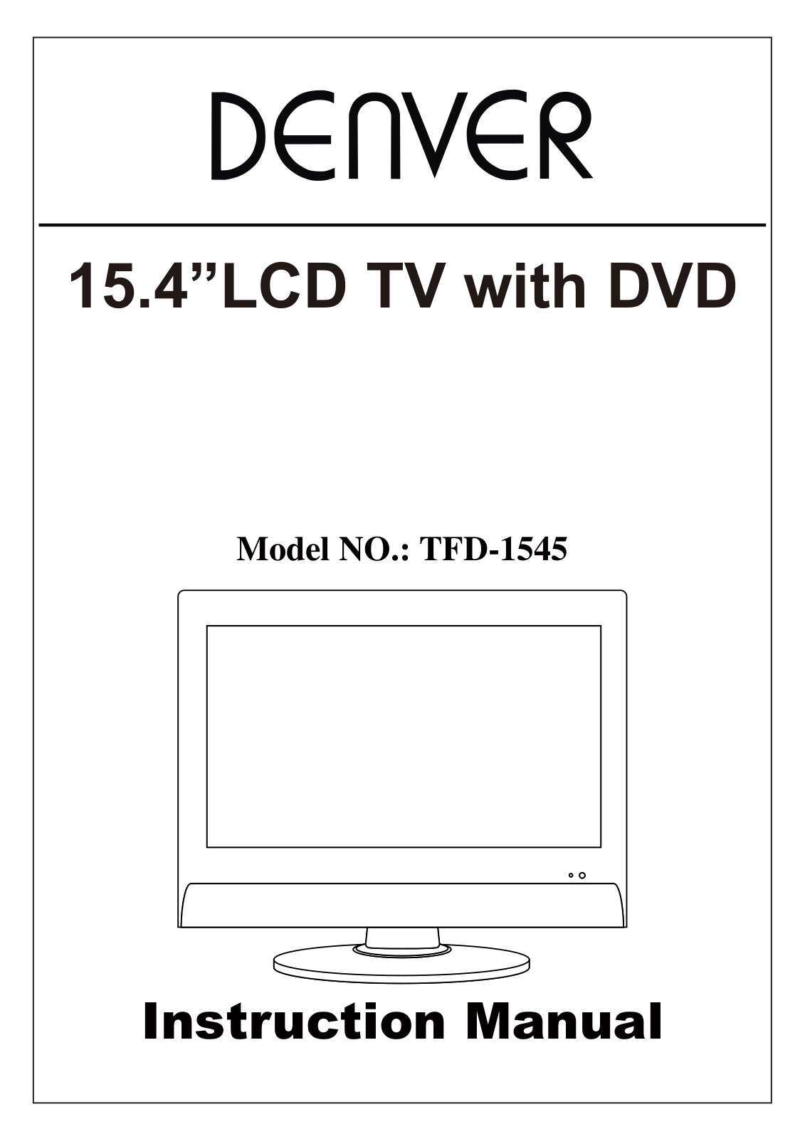 Denver TFD-1545 Instruction Manual