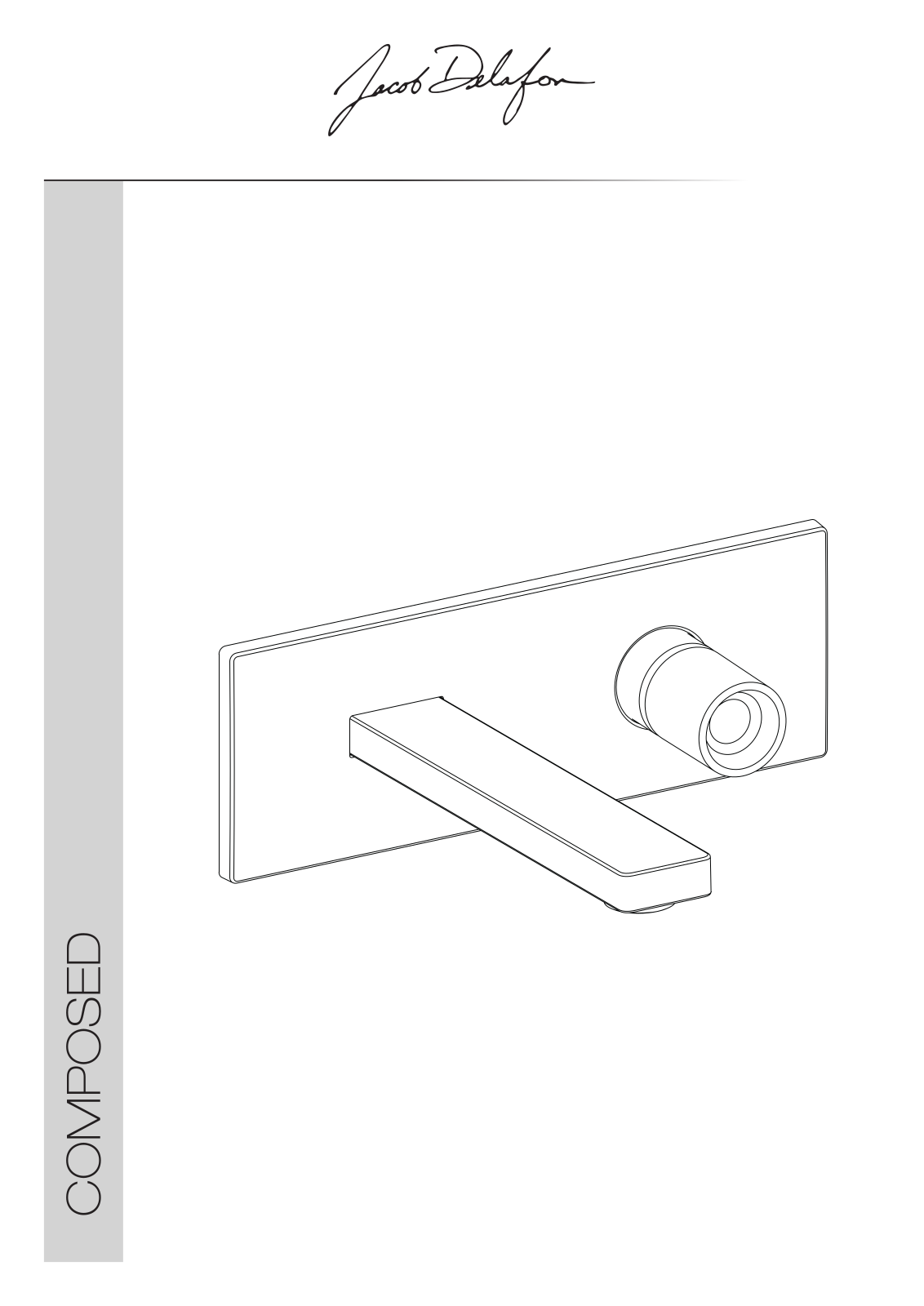 Jacob Delafon COMPOSED E73061-CP, COMPOSED E73061-TT Installation guide