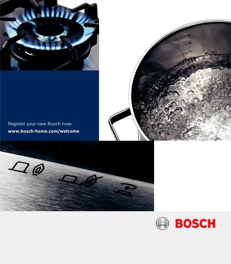 Bosch PGH6B5B60 User Manual