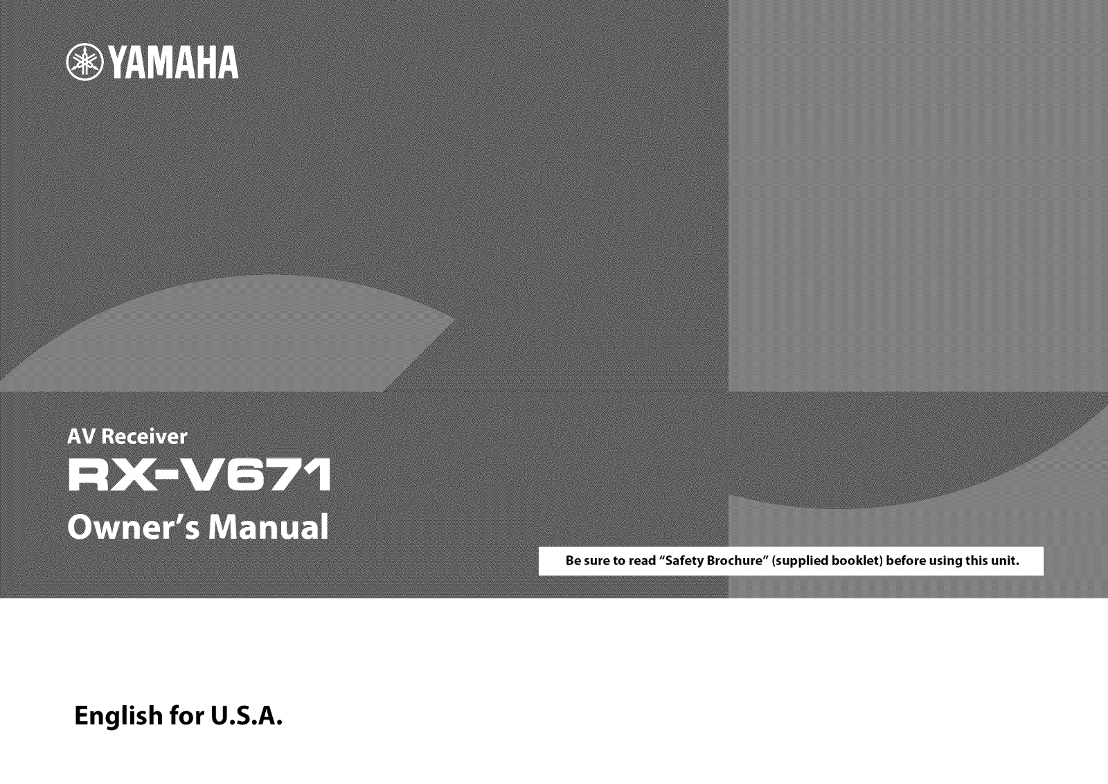 Yamaha RX-V671, RX-A710 Owner’s Manual