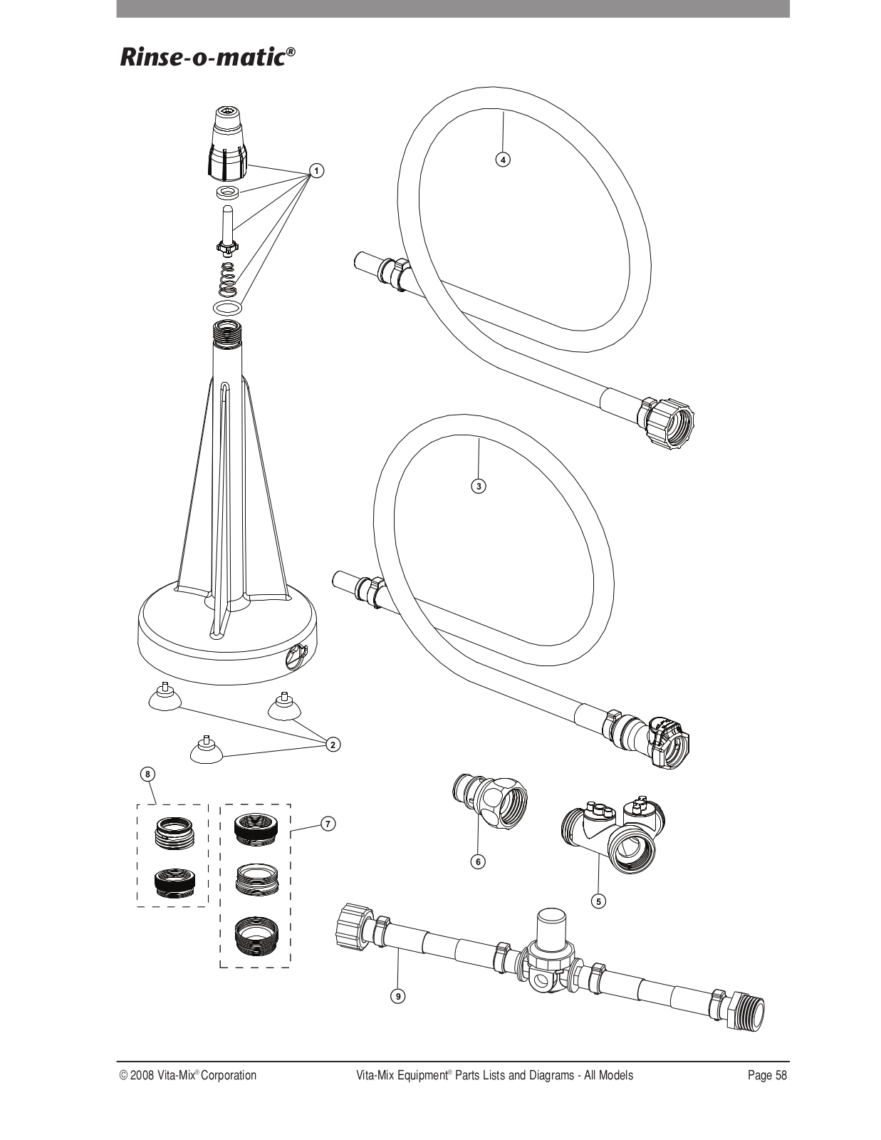 Vita-Mix Rinse-o-matic User Manual