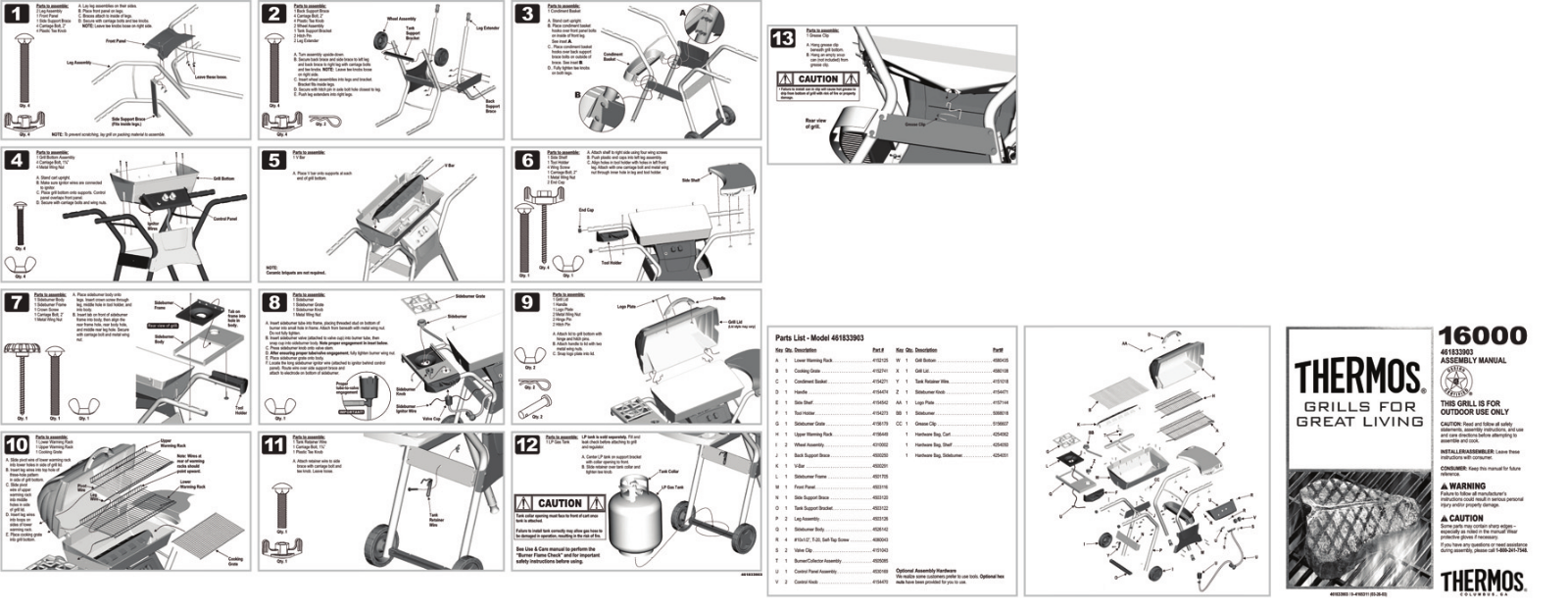 Charbroil 461833903 Owner's Manual