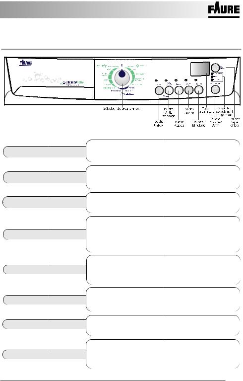 FAURE FTE285 User Manual