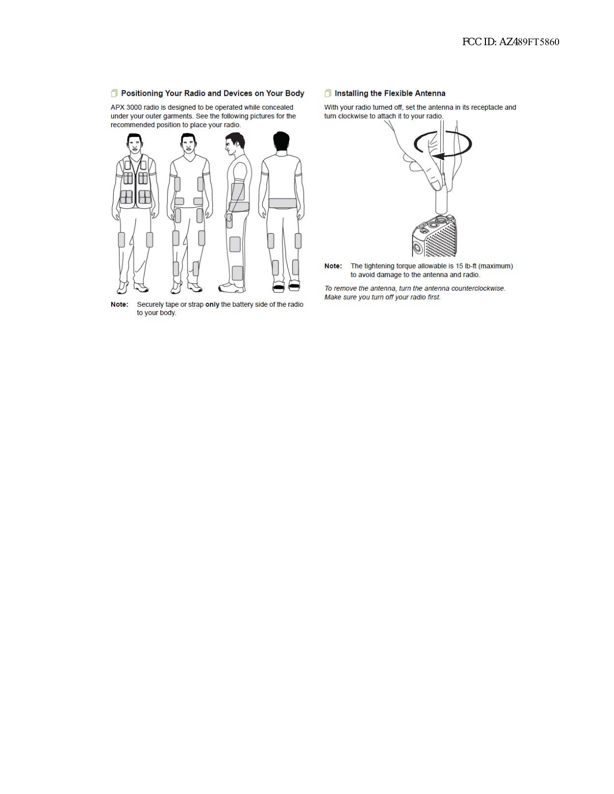 Motorola 89FT5860 Users Manual