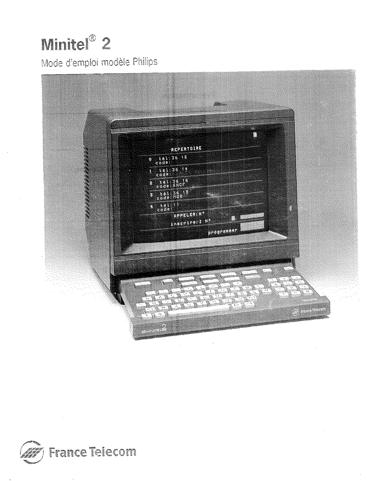 PHILIPS MINITEL 2 User Manual