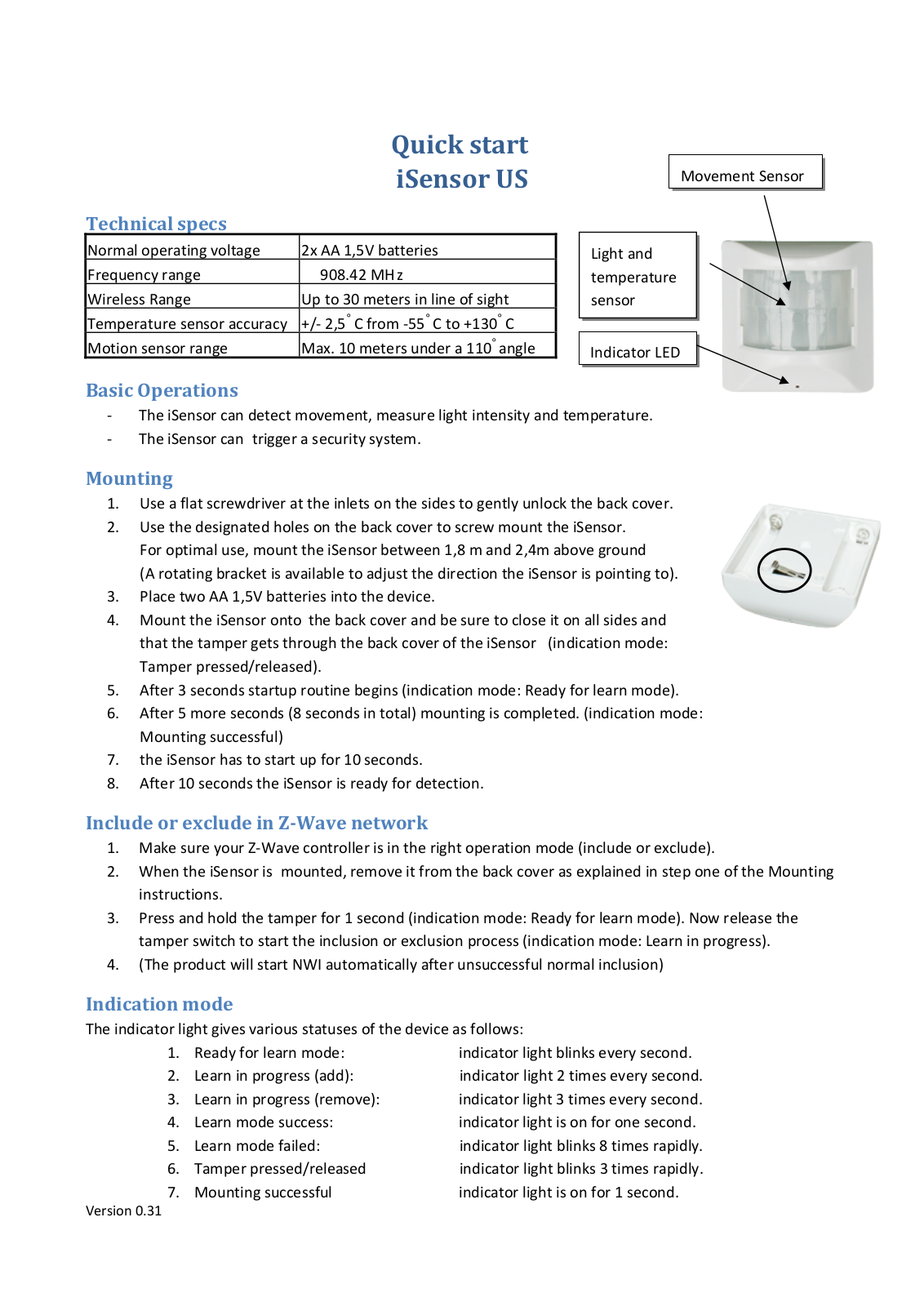 Wintop RA11 User Manual