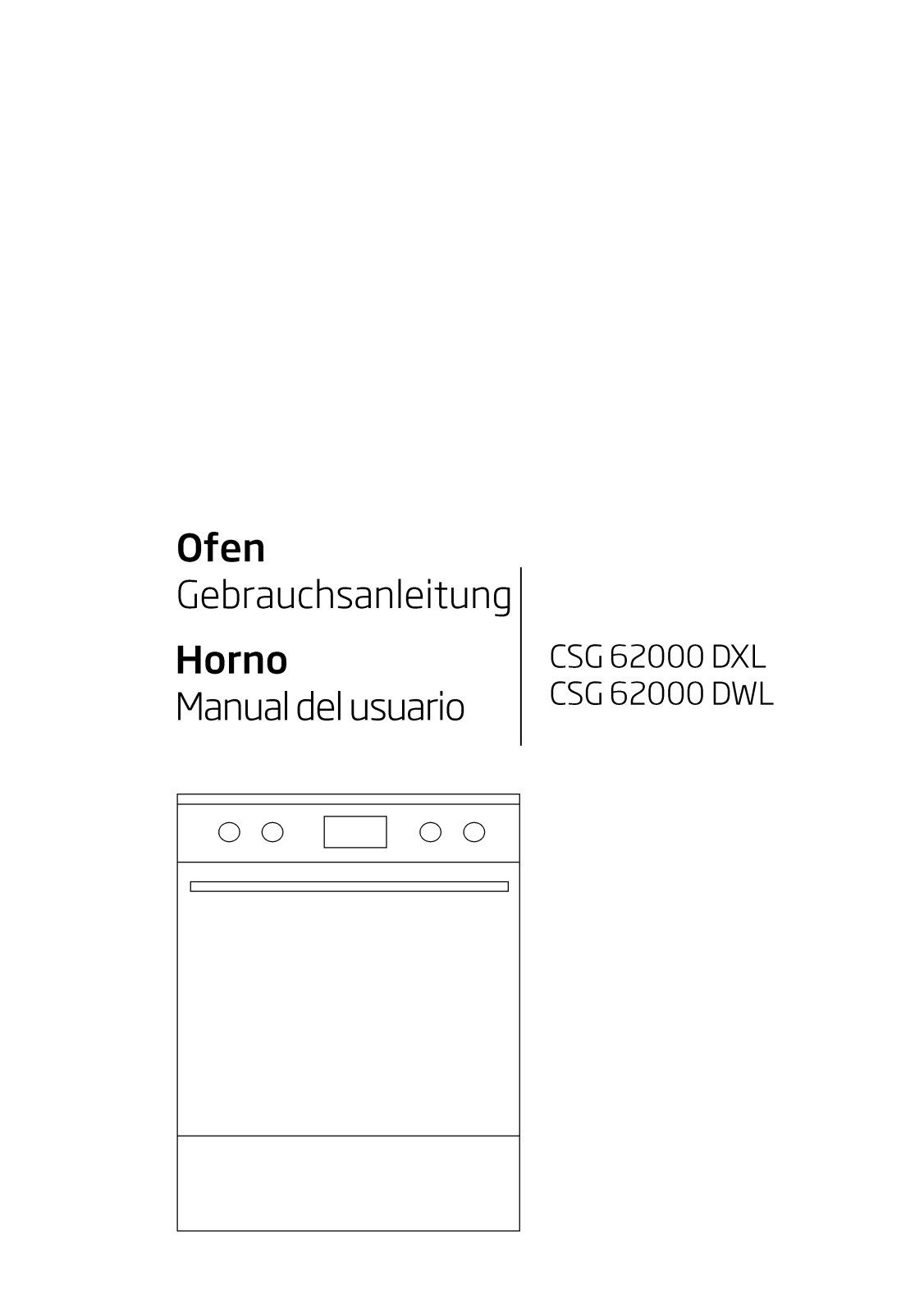 Beko CSG 62000 DXL, CSG 62000 DWL User Manual