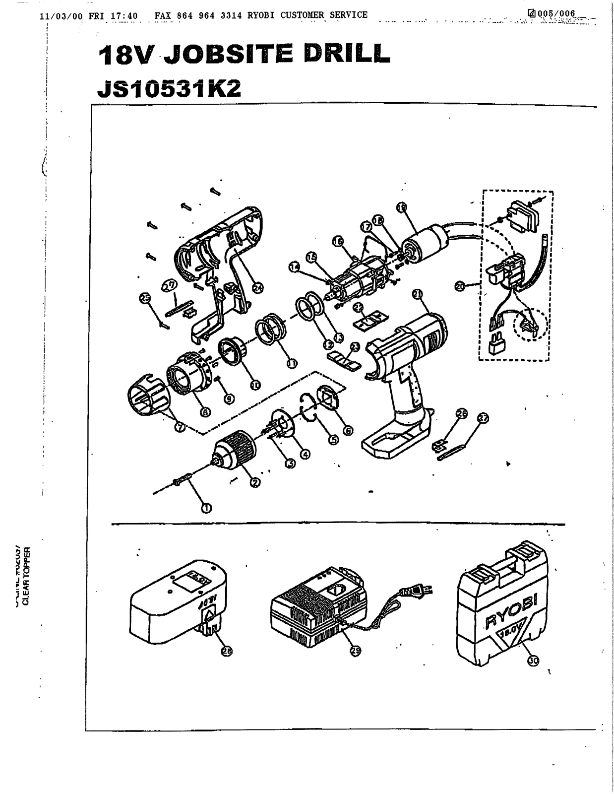 Ryobi JS10531K2 User Manual