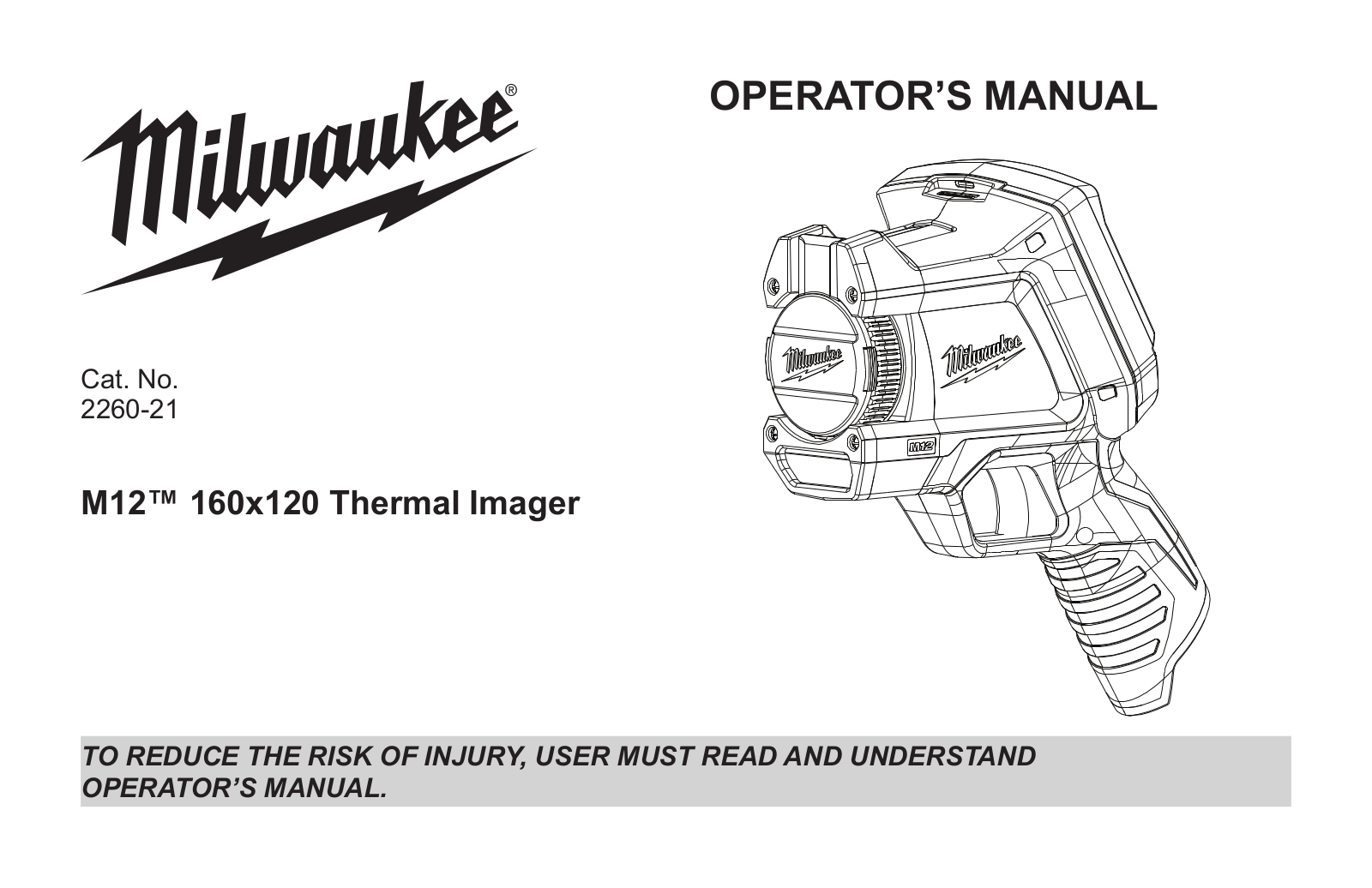 Milwaukee 2260-21 User Manual