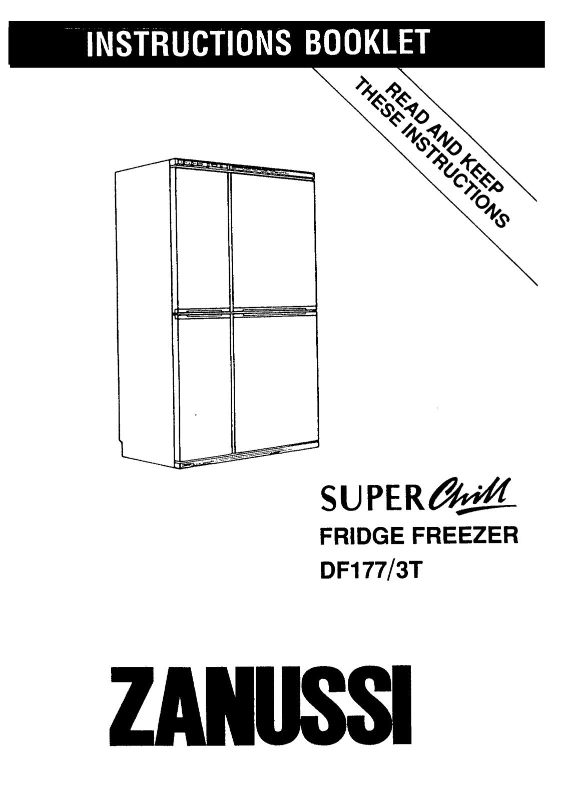 Zanussi DF 177 3T User Manual