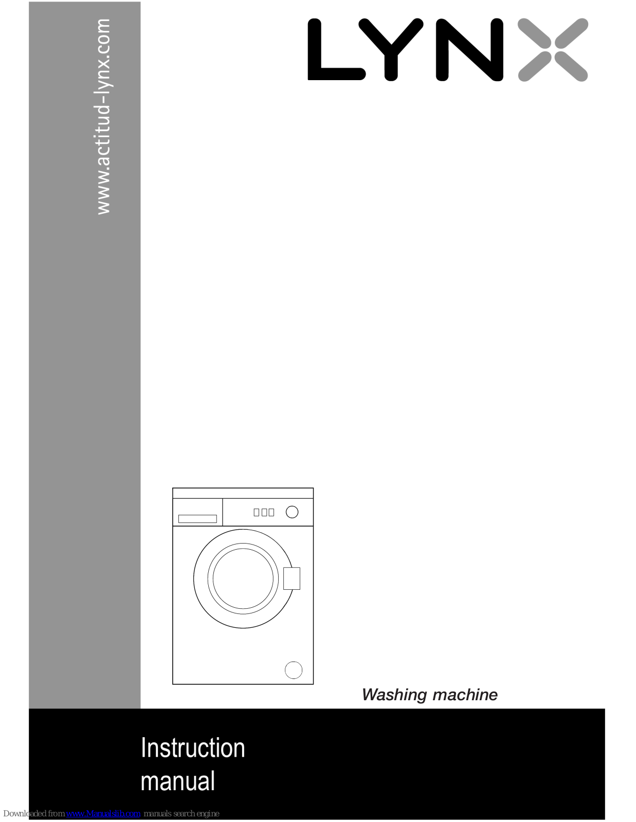 Lynx Washing machine Instruction Manual