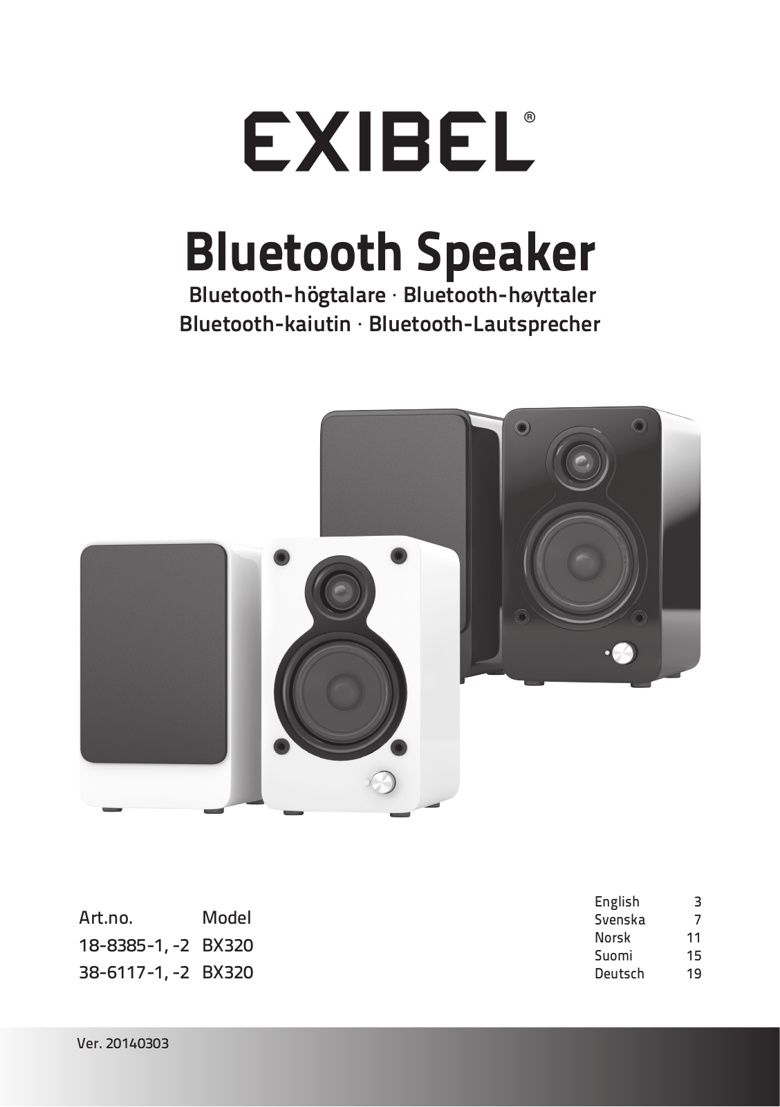 Exibel BX320 User Manual