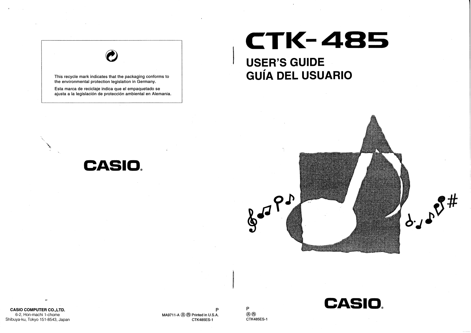 Casio CTK-485 User Manual