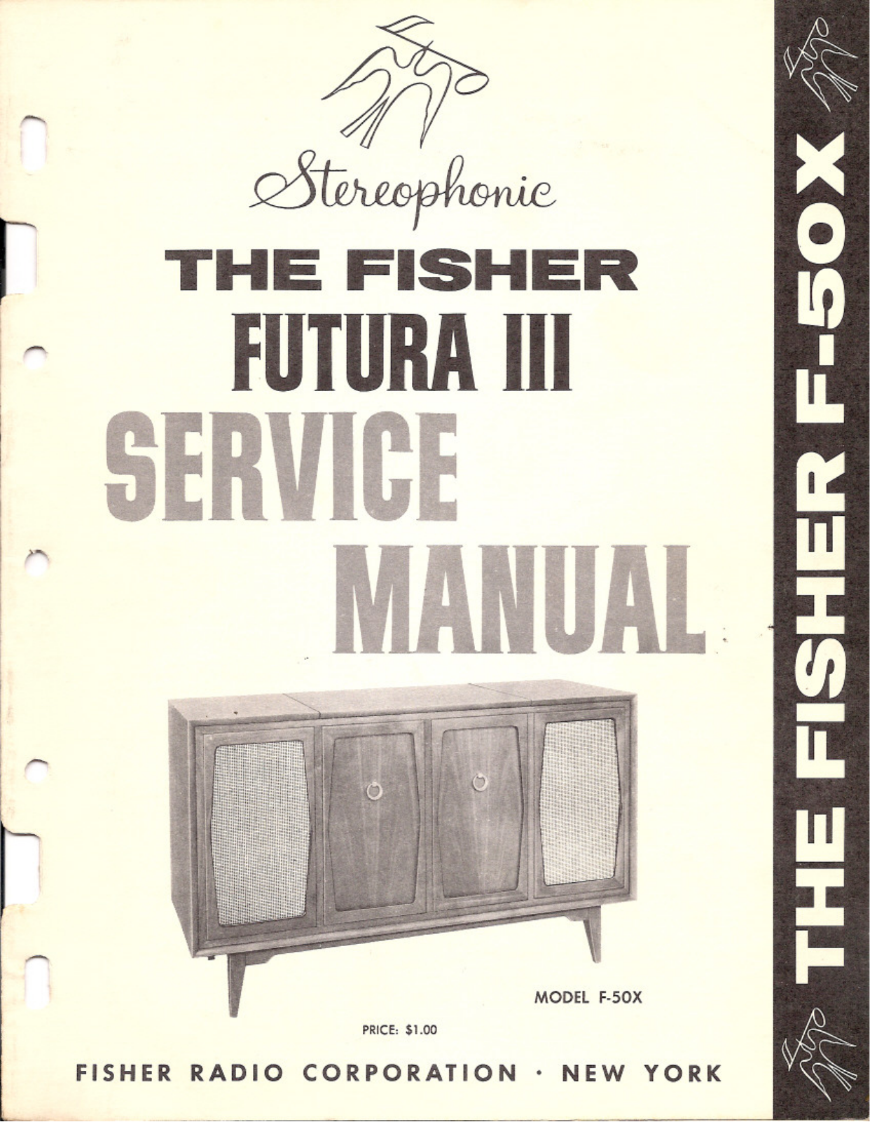 Fisher Futura-3-F-50-X Service Manual