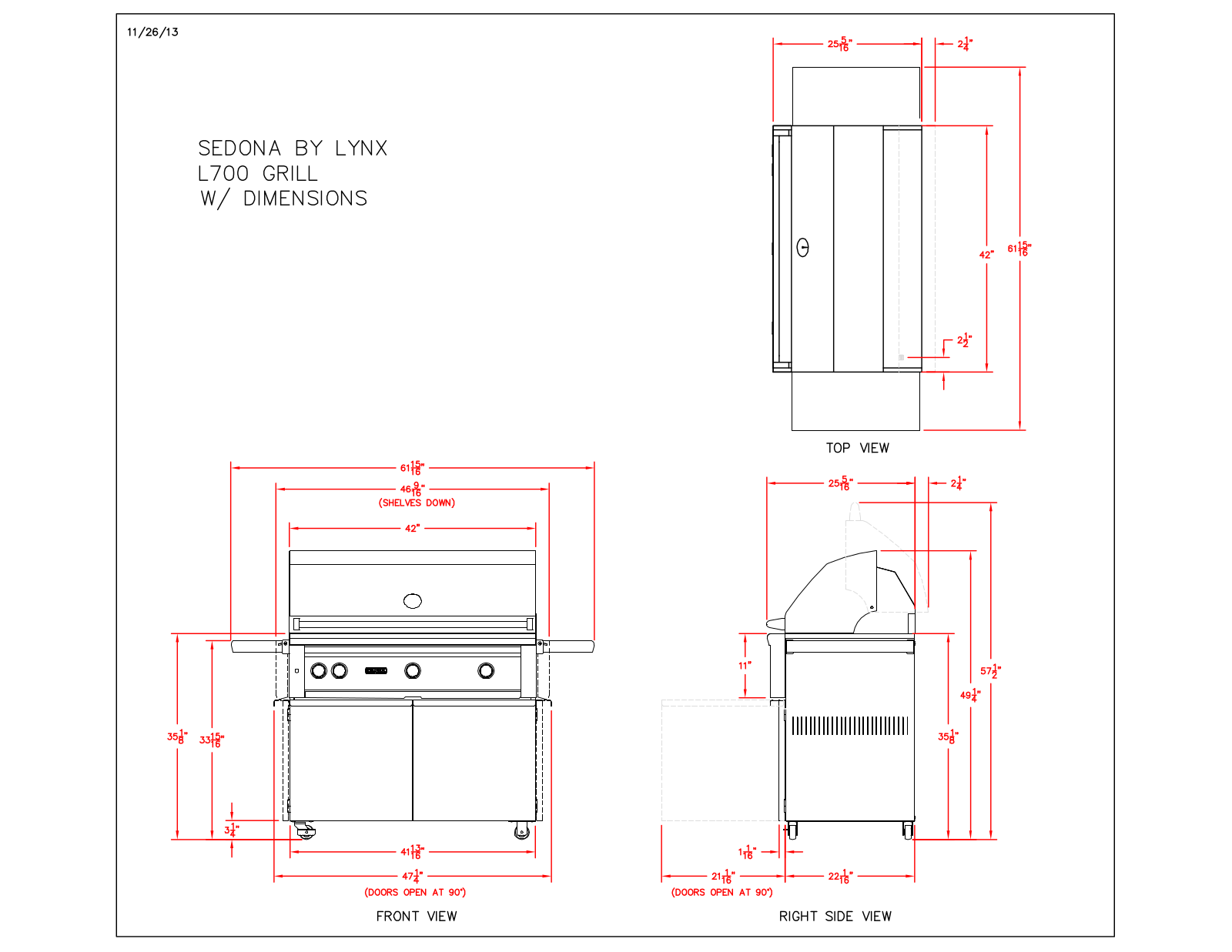 Lynx L700FLP, L700FRLP, L700PSFLP User Manual