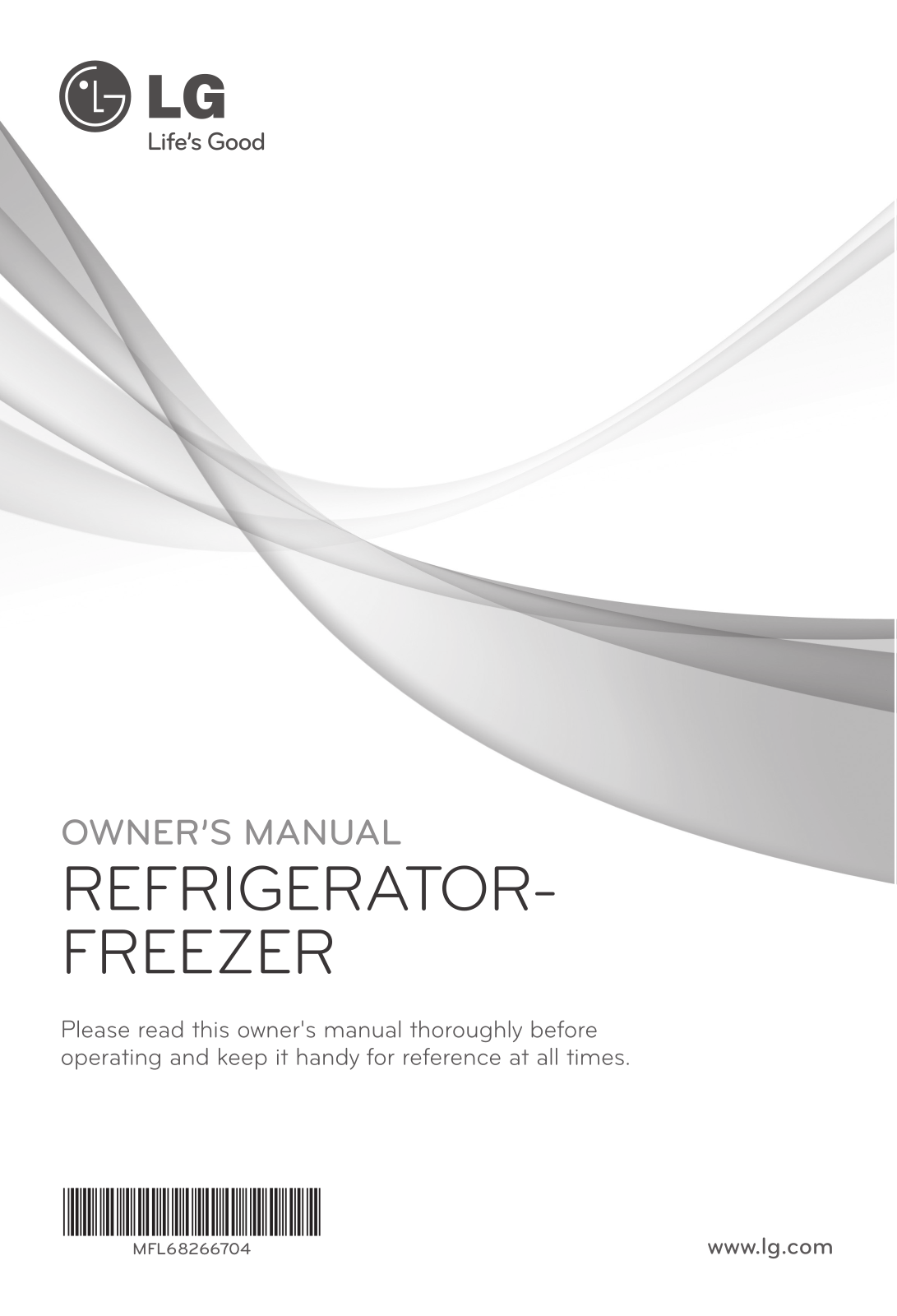 LG GR-B782HLCM Owner’s Manual