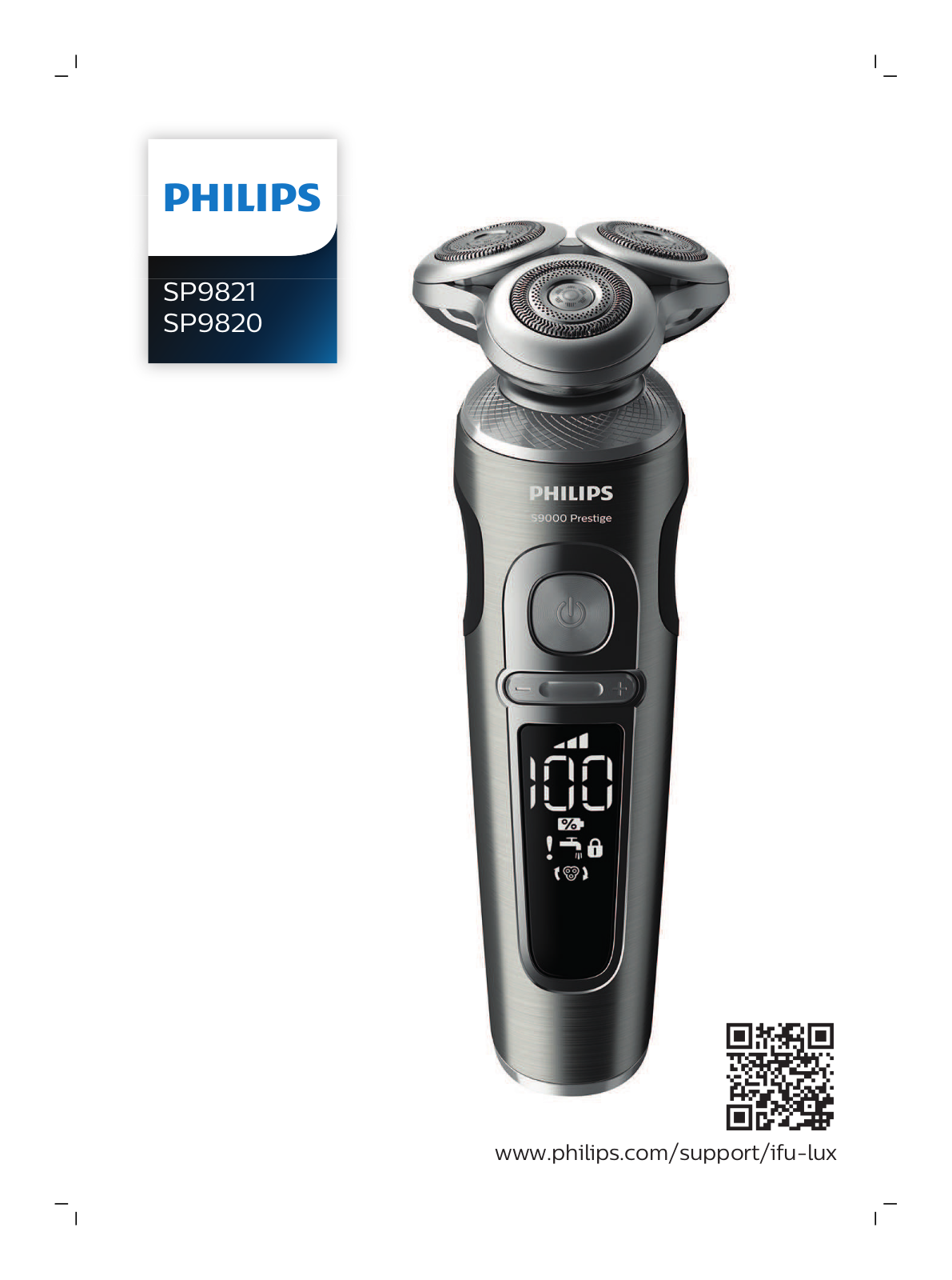 Philips SP9821, SP9820 User Manual