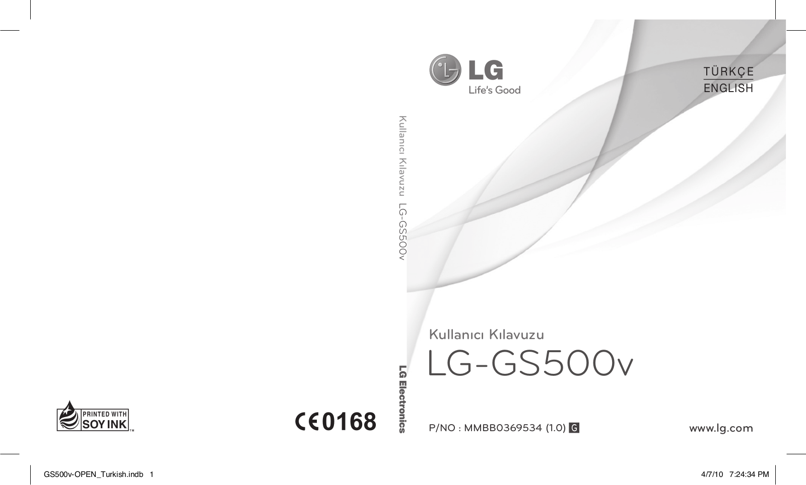 LG GS500V Owner’s Manual