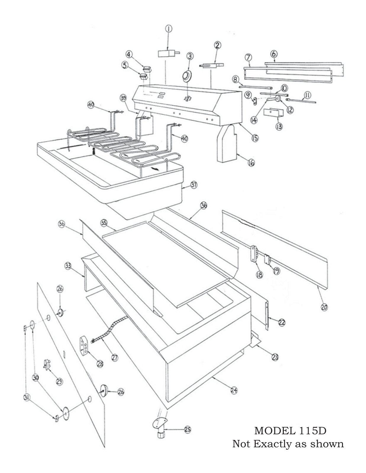 Star 115DLKT Parts List