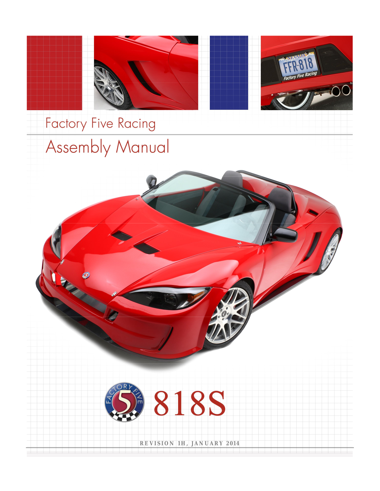 Factory Five 818 User Manual