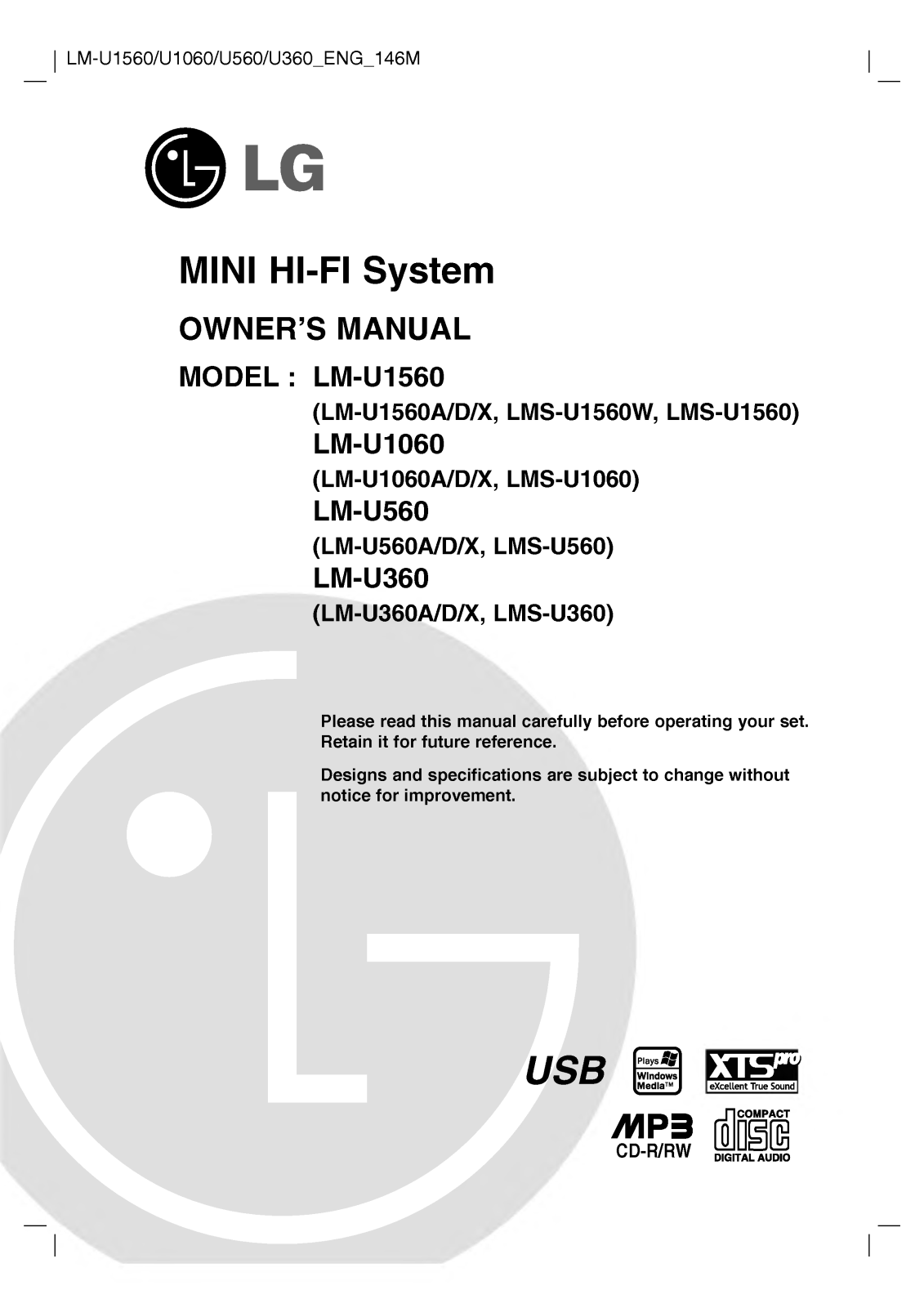 LG LM-U360A User Manual