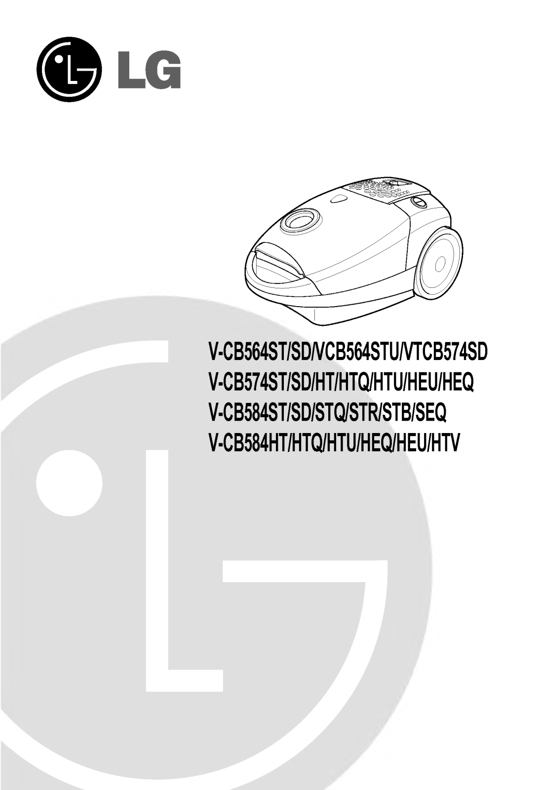 LG V-CB574HTU User Manual
