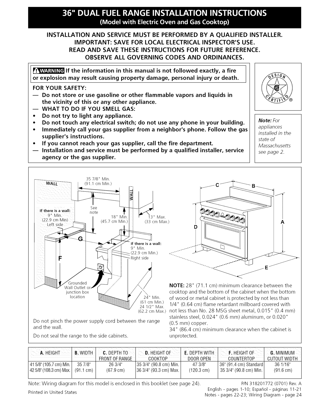 Kenmore Pro 79079623700, 79079627700 Installation Guide - ManualMachine.com