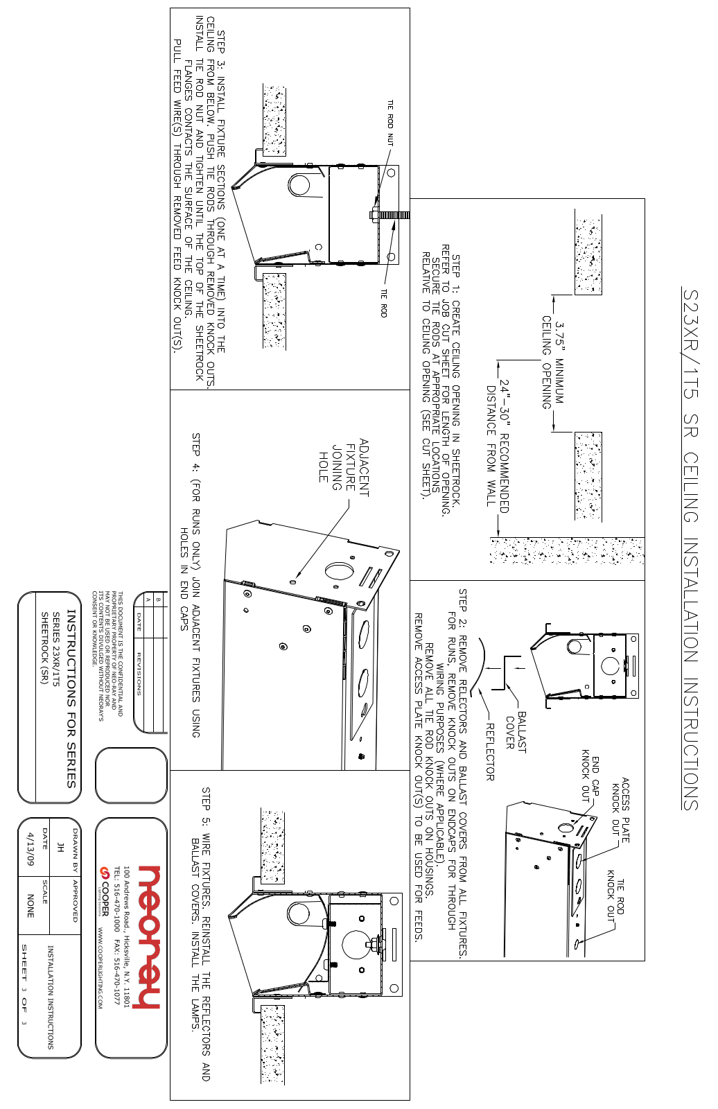 Cooper NeoRay Installation Manual