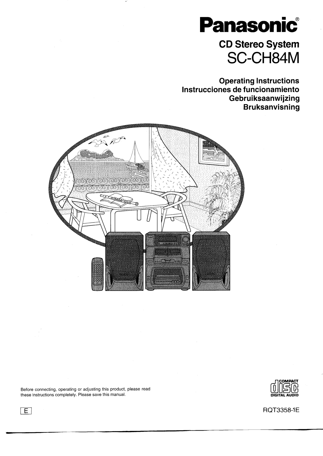 Panasonic SC-CH84M User Manual