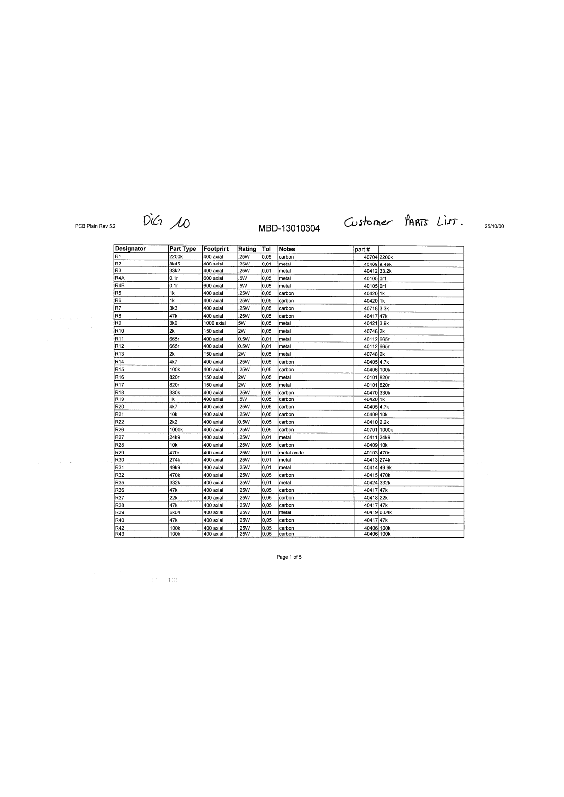 JBL Digital 10 Schematic