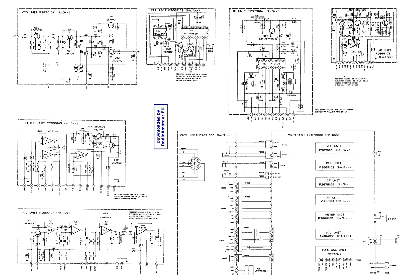 Yaesu FT711 Schematic