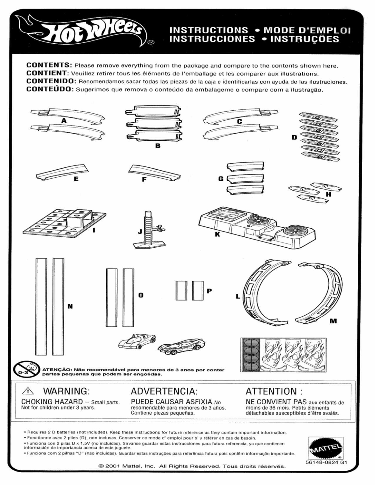 Fisher-Price 56148 Instruction Sheet