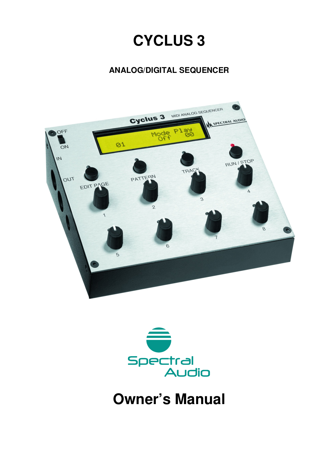 Spectral Audio Cyclus 3 User Manual