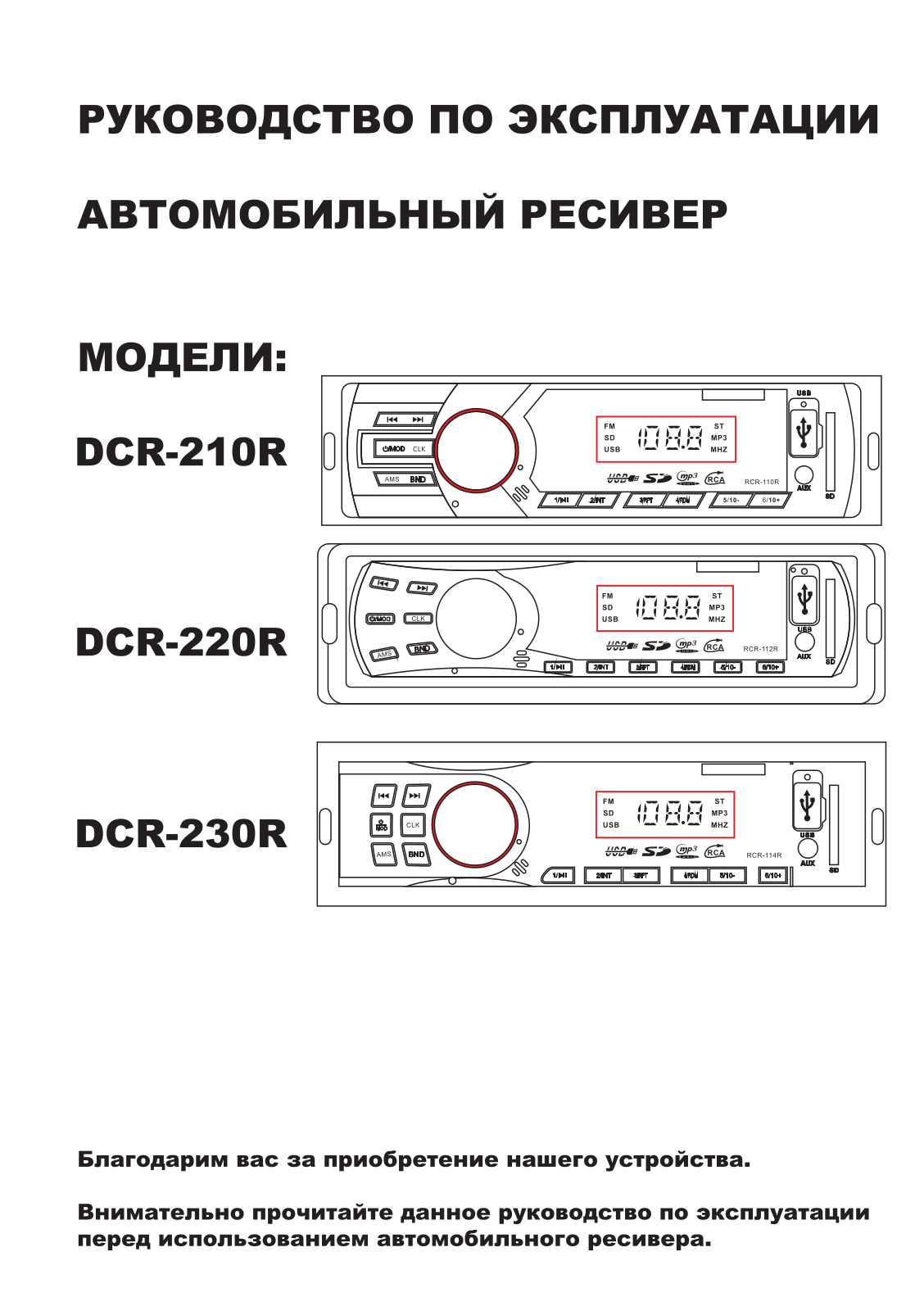 Digma DCR-210R User Manual