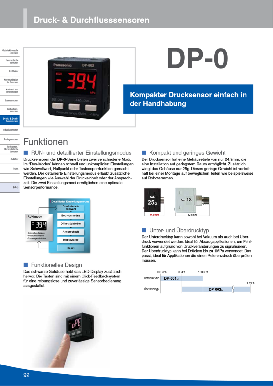 Panasonic DP-001-P, DP-002-P, DP-001, DP-002 User guide