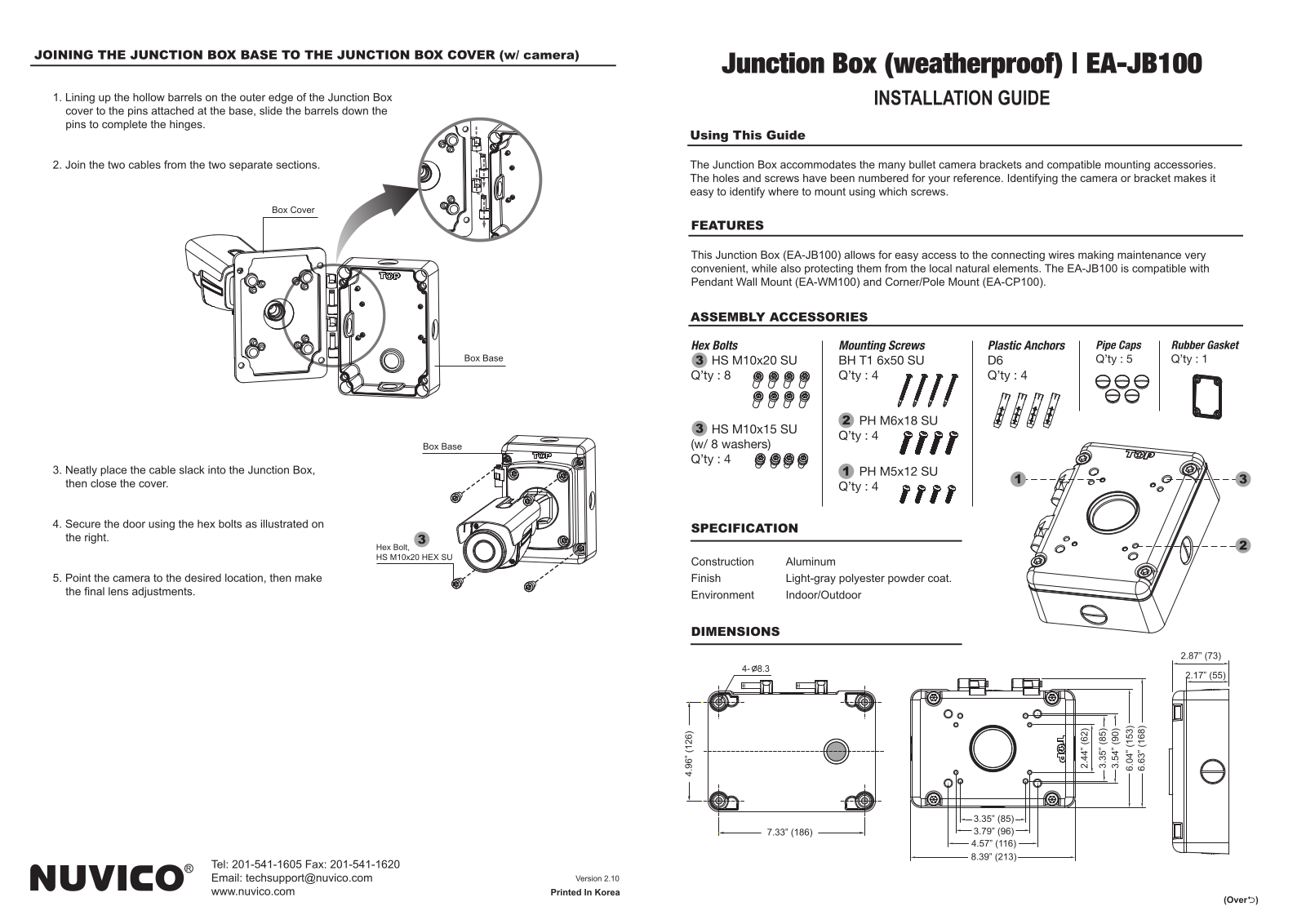 Nuvico EA-JB100 User Manual