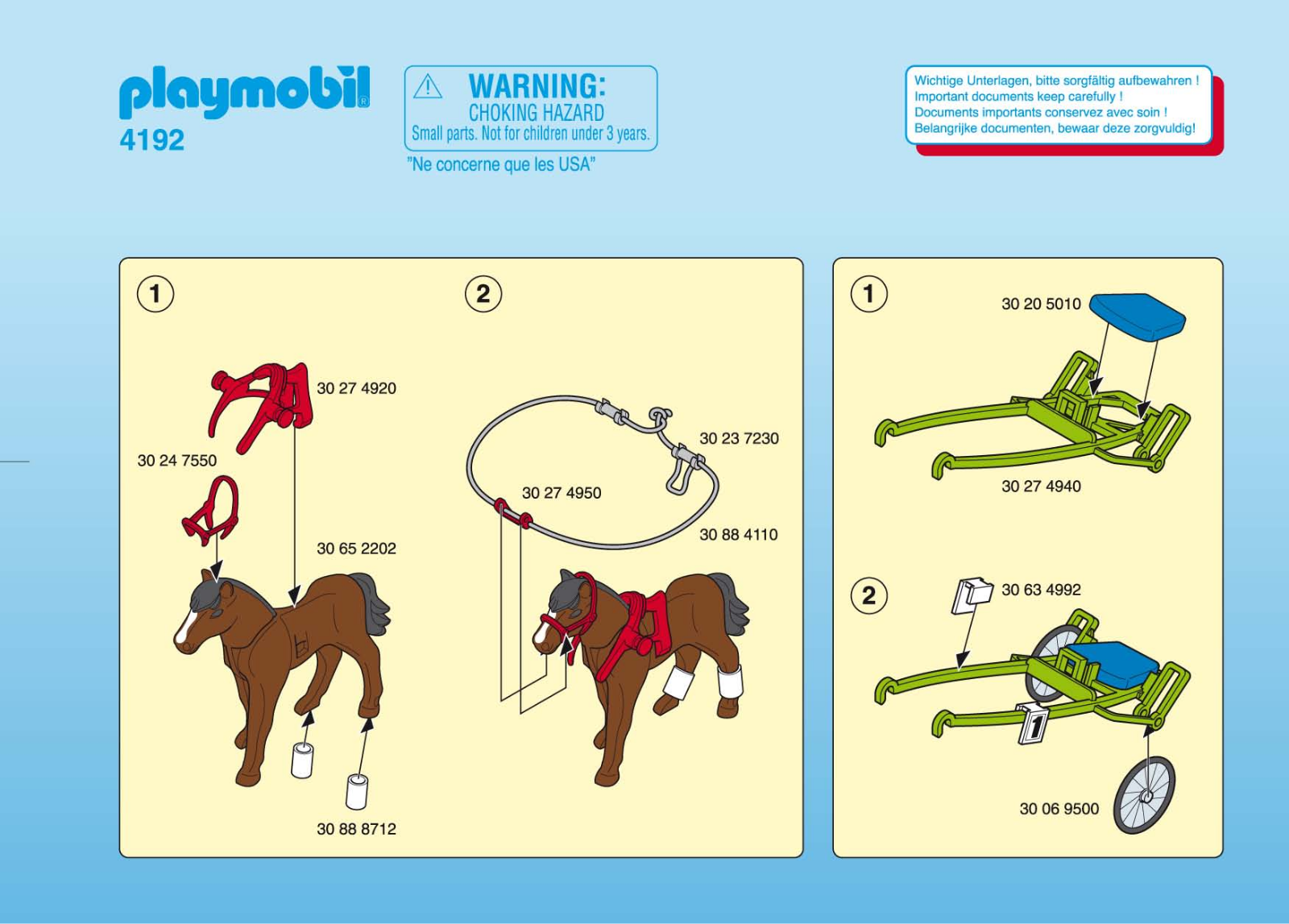 Playmobil 4192 Instructions