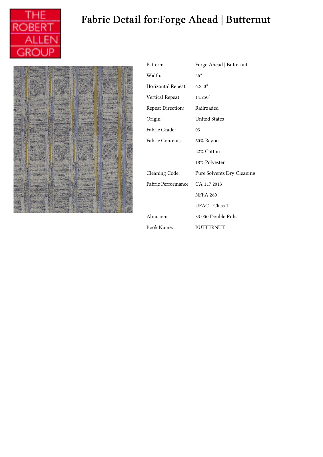 Robert Allen RALF1140 Specifications - ManualMachine.com