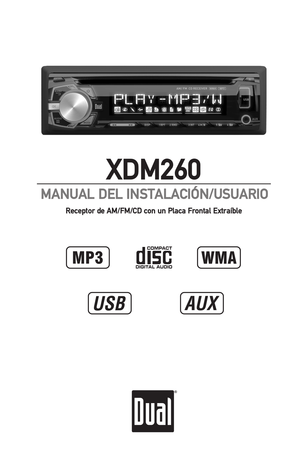 Dual XDM260 User Manual