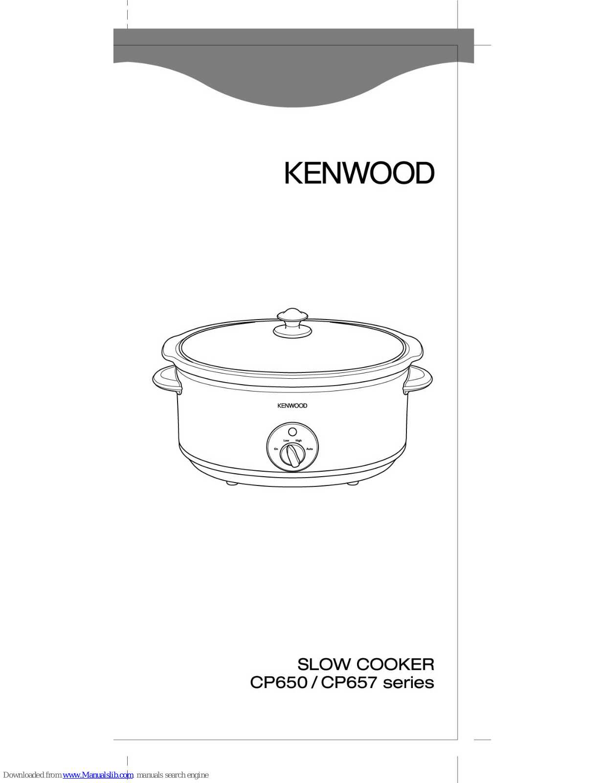 Kenwood CP650 series, CP657 series User Manual